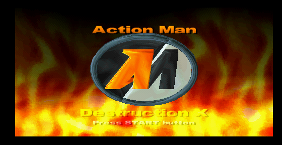 Action Man: Destruction X Title Screen